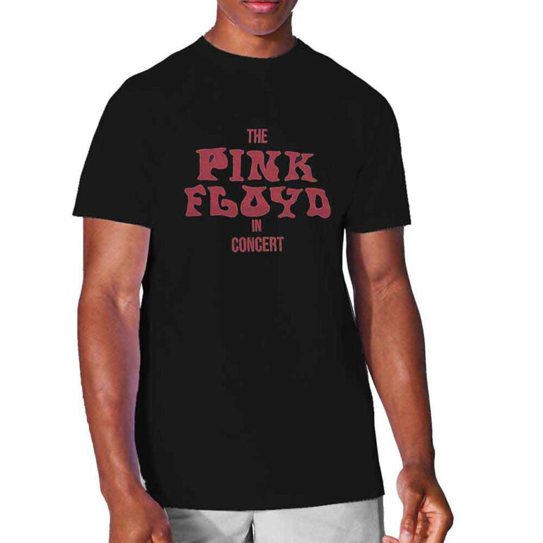 Pink Floyd In Concert Black Embellished T-Shirt