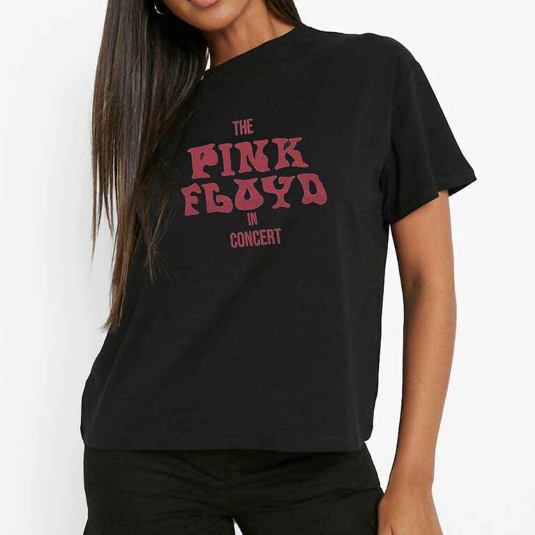 Pink Floyd In Concert Black Embellished T-Shirt