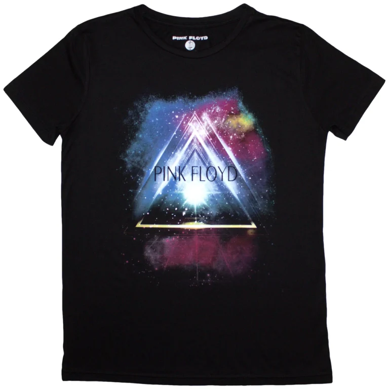 Pink Floyd Space Prism Black Ladies T-Shirt