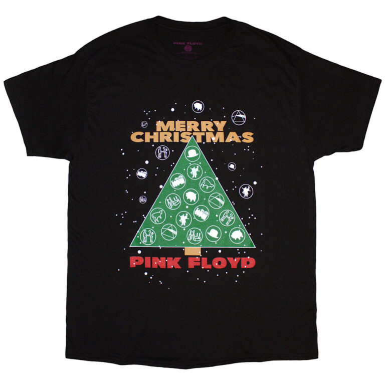 Pink Floyd Merry Christmas Black T-Shirt