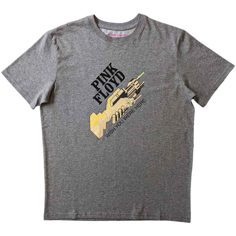 Pink Floyd WYWH Robot Shake Grey T-Shirt