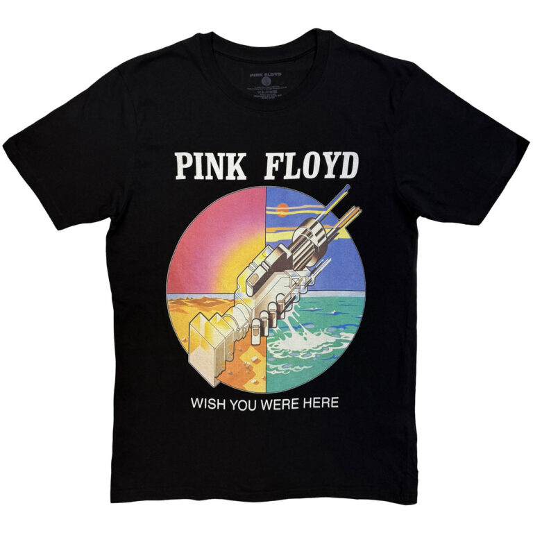 Pink Floyd WYWH Circle Icons Black T-Shirt