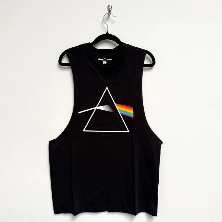 Pink Floyd Dark Side of the Moon Album Black Vest