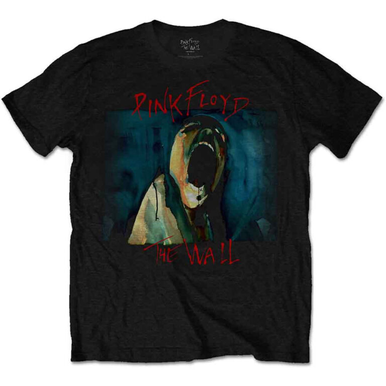Pink Floyd The Wall Scream Black T-Shirt