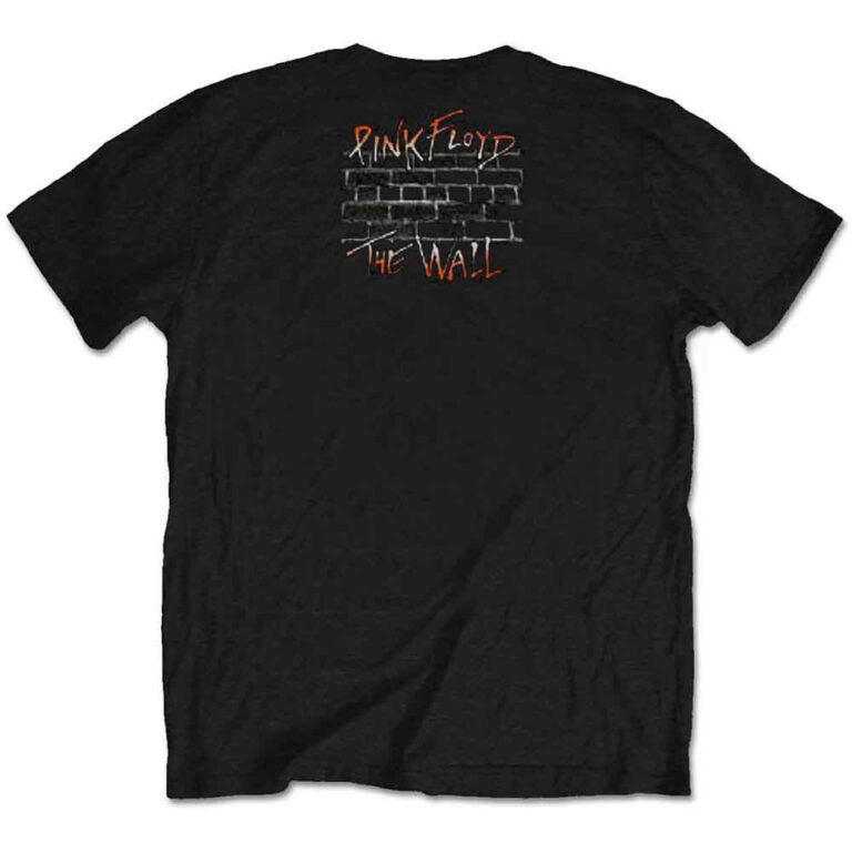 Pink Floyd The Wall Meadow Black Back Print T-Shirt