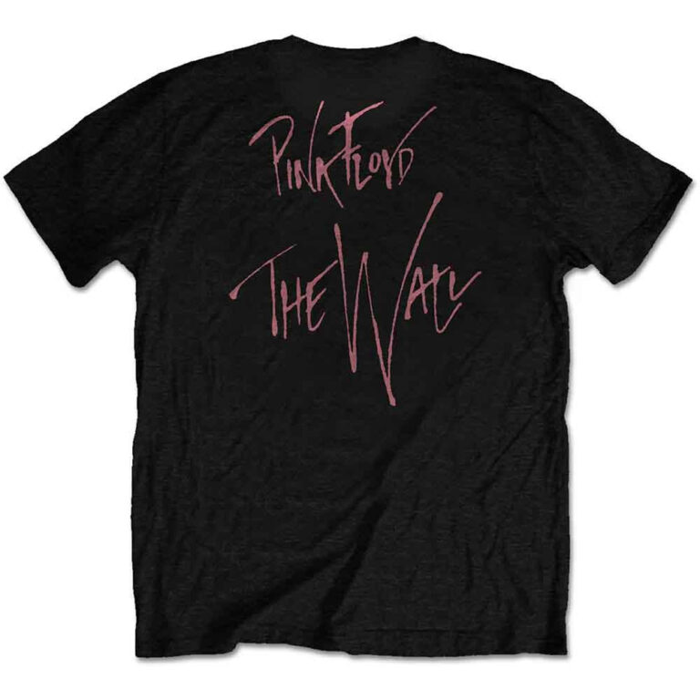 Pink Floyd The Wall Swallow Black Back Print T-Shirt