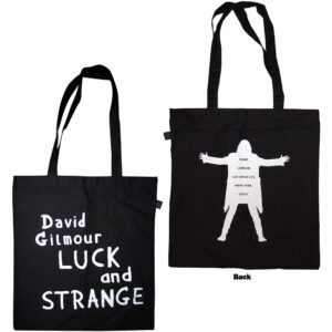 David Gilmour Luck & Strange Black Ex-Tour Tote Bag
