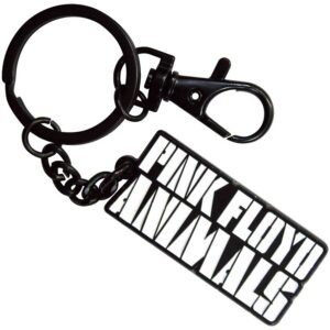 Pink Floyd Animals Mono Text Logo Keychain