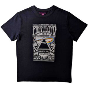 Pink Floyd Carnegie Hall Poster Black Kids T-Shirt