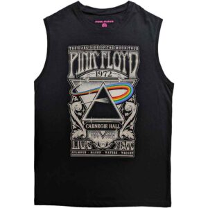 Pink Floyd Carnegie Hall Poster Black T-Shirt