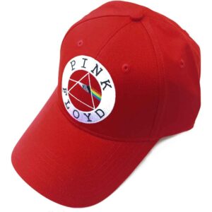 Pink Floyd Circle Logo Red Baseball Cap