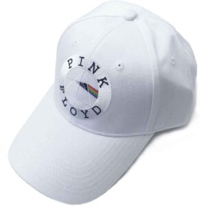 Pink Floyd Circle Logo White Baseball Cap