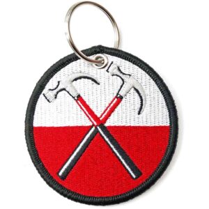 Pink Floyd Patch The Wall Hammers Circle Double Sided Keychain