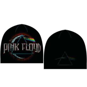 Pink Floyd Unisex Dark Side of the Moon Black Beanie Hat