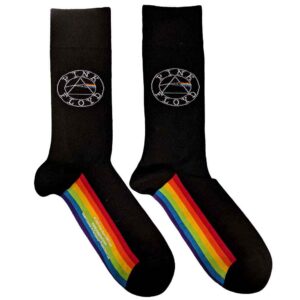 Pink Floyd Unisex Spectrum Sole Black UK Size 7 - 11 Ankle Socks