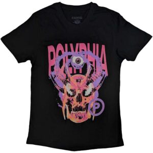 Polyphia Skull Circle P Black T-Shirt
