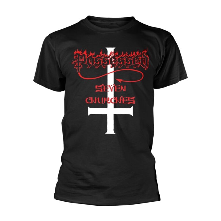 Possessed – Seven Churches Front / Back Print T-Shirt
