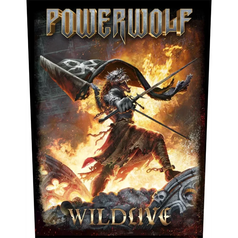 Powerwolf Wildlive Back Patch