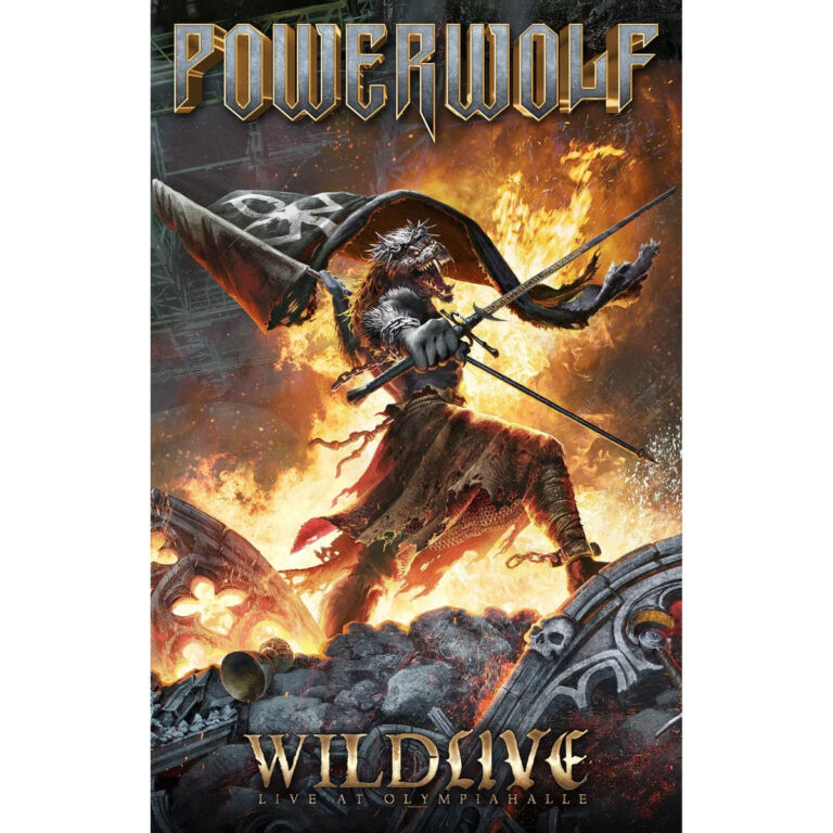 Powerwolf Wildlive Textile Poster
