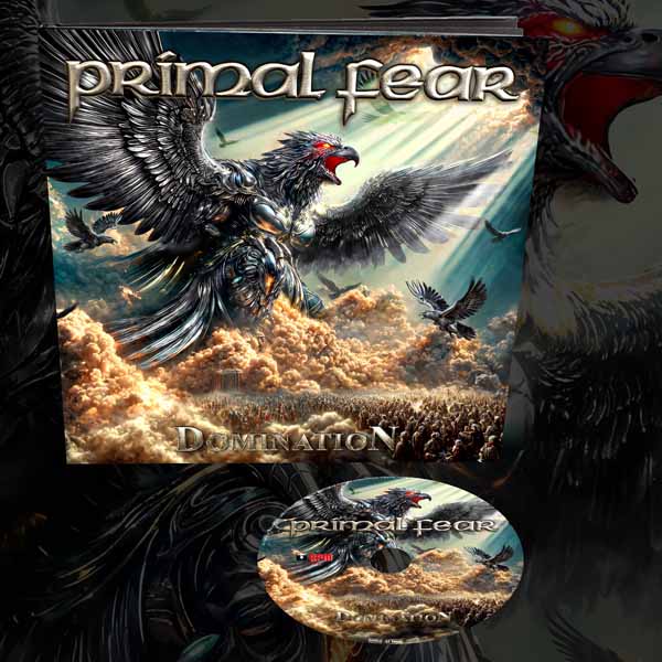 Primal Fear – DOMINATION (LTD EARBOOK INCL. CD + BONUS TRACK + ENHANCED BOOKLET) CD & Book Set