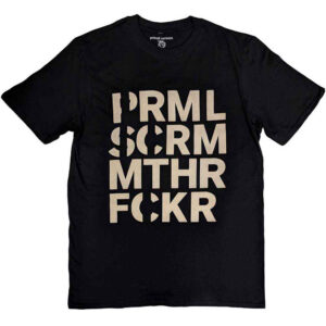 Primal Scream Muthafucka Black T-Shirt