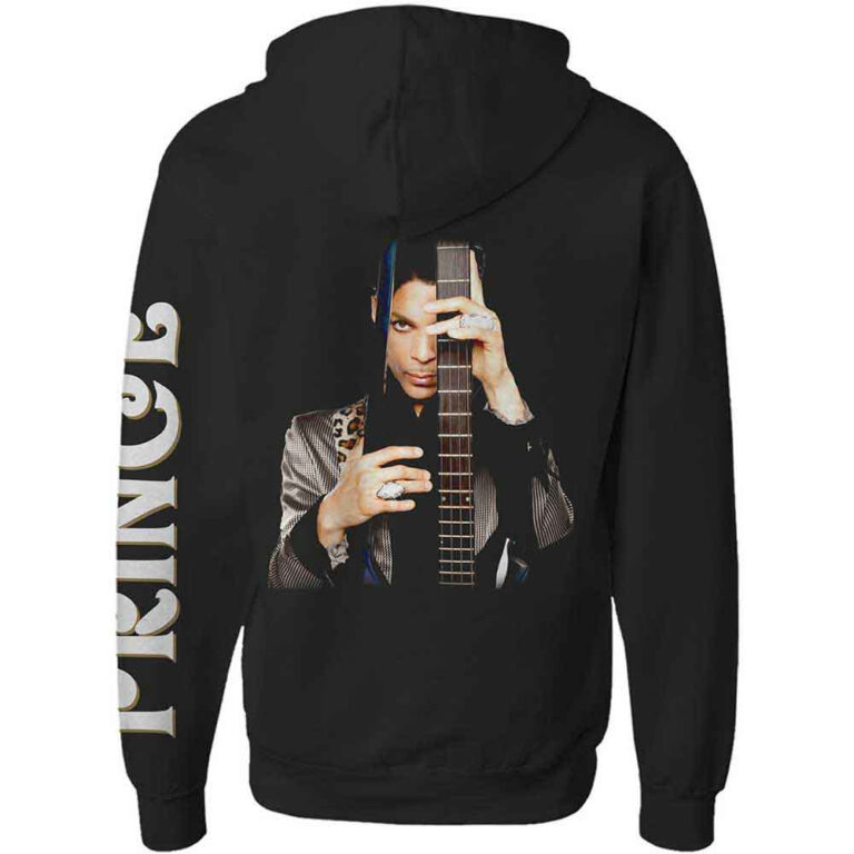Prince Welcome 2 America (Black) (Back & Sleeve Print) Pullover Hoodie