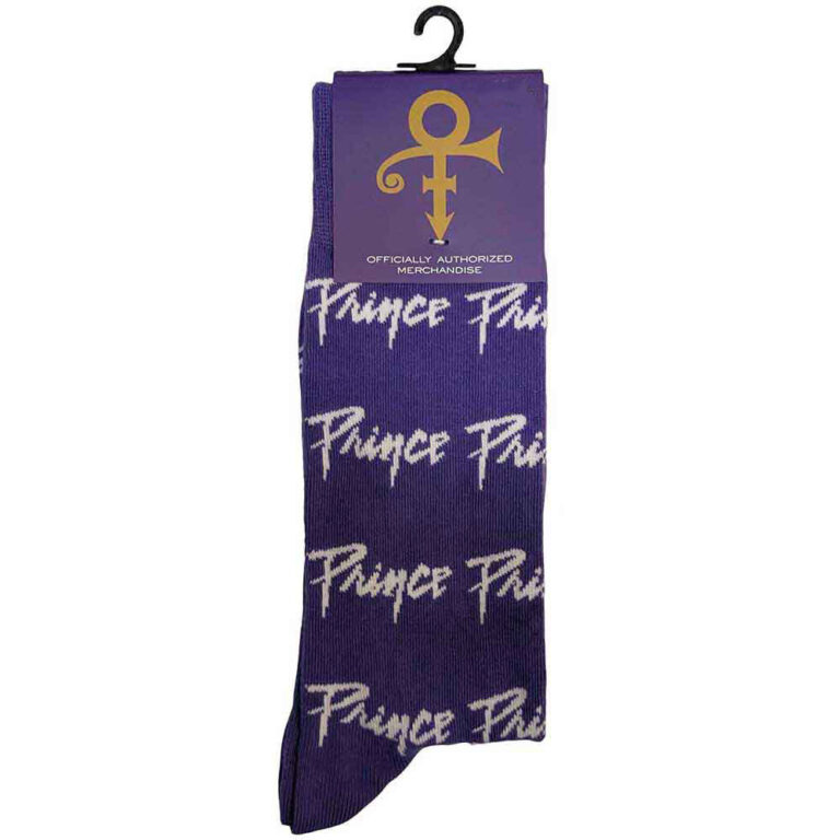 Prince Logo Repeat (Purple) (UK Size 4 – 7) Socks