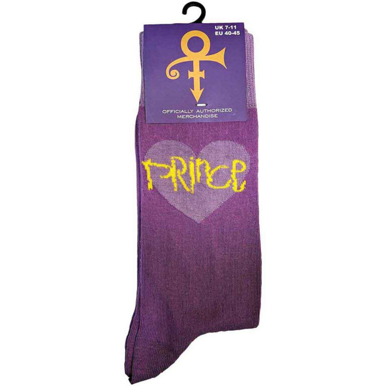 Prince Purple Heart (Purple) (UK Size 7 – 11) Socks