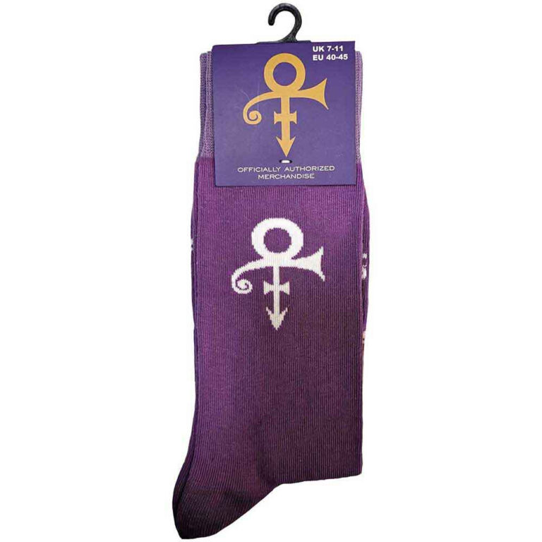 Prince Symbol (Purple) (UK Size 7 – 11) Socks