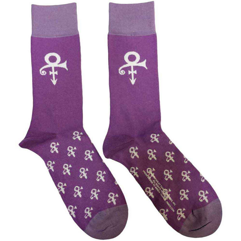 Prince Symbol (Purple) (UK Size 7 – 11) Socks