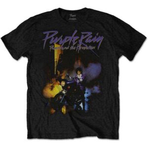 Prince Purple Rain Black T-Shirt