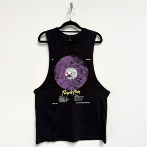 Prince Purple Rain Disc Black Vest