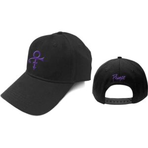 Prince Purple Symbol Black Baseball Cap
