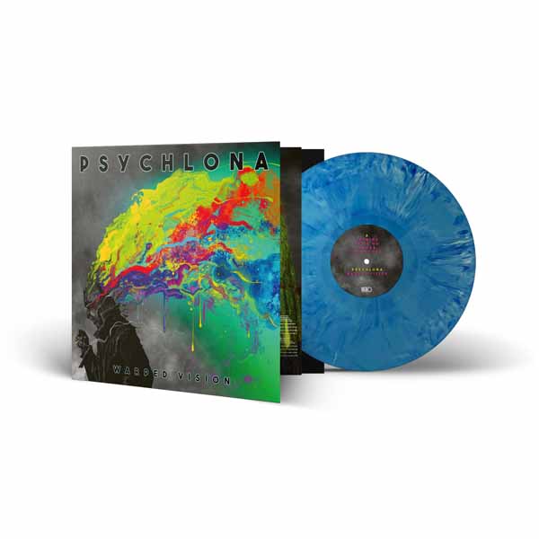 Psychlona – WARPED VISION (BLUE/WHITE MARBLE VINYL) Vinyl LP