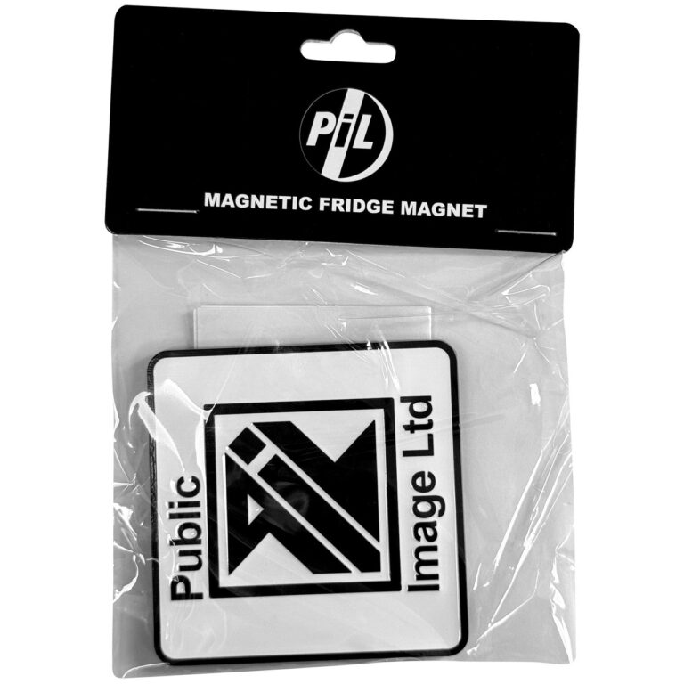 PIL Public Image Ltd Premium New Logo Black & White Fridge Magnet