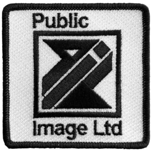 PIL Public Image Ltd Diamond Logo & Text Woven Patch