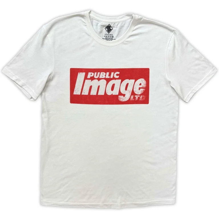 PIL Public Image Ltd News Logo White T-Shirt