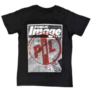 PIL Public Image Ltd Poster Black T-Shirt