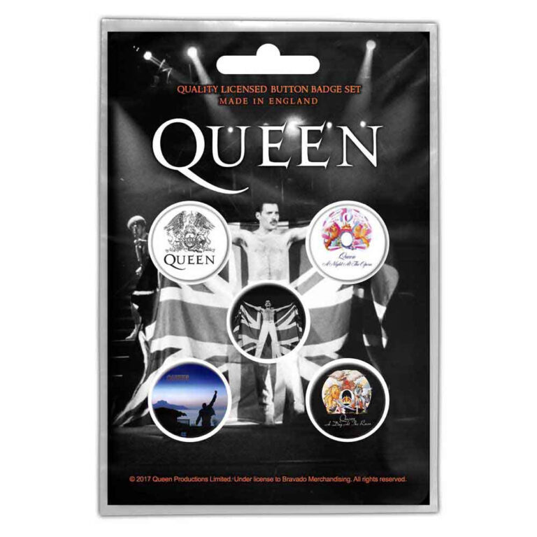 Queen Freddie Badge Pack