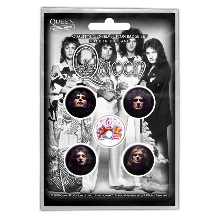 Queen Faces Badge Pack