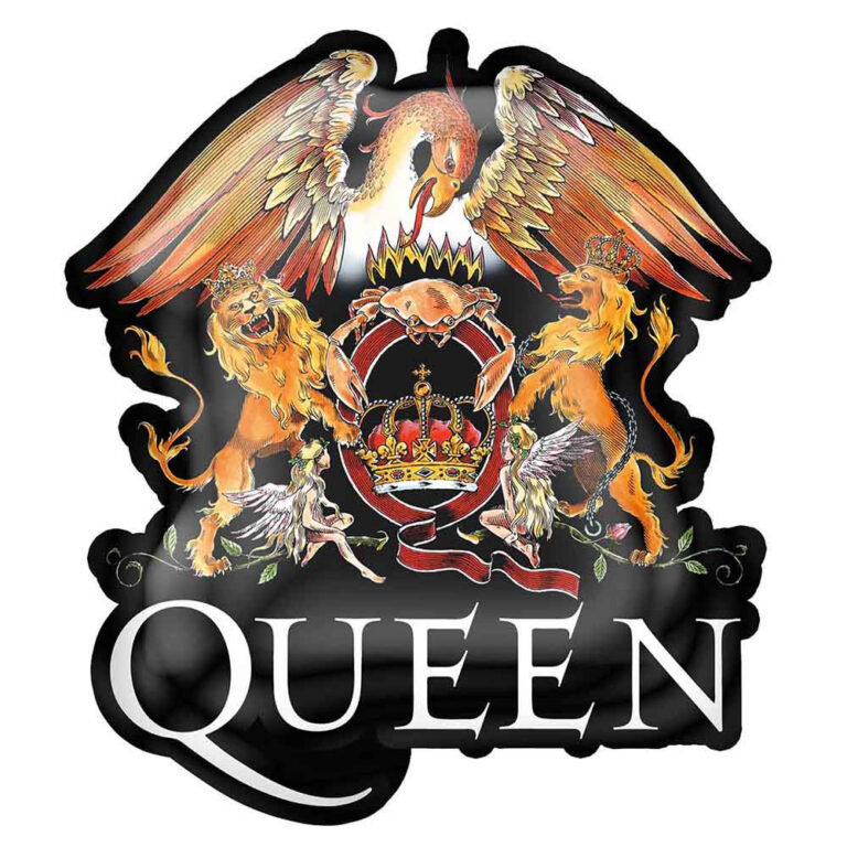 Queen Crest Pin Badge