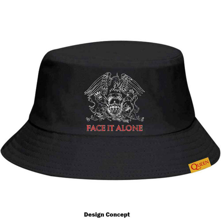 Queen Face it Alone Bucket Hat