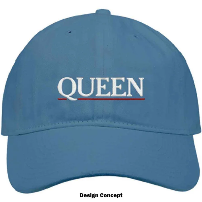 Queen Underline Logo (Denim Blue) Baseball Cap