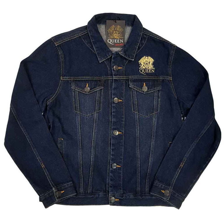 Queen Classic Crest (Denim Blue) Denim Jacket