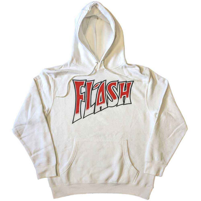 Queen Flash White Pullover Hoodie