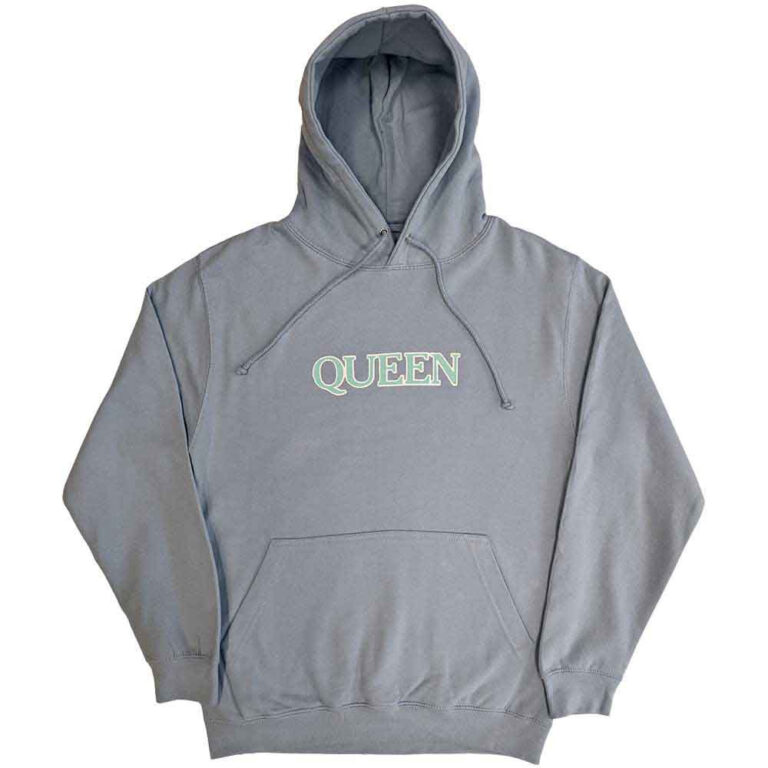 Queen Radio Ga Ga Light Blue Back Print Pullover Hoodie