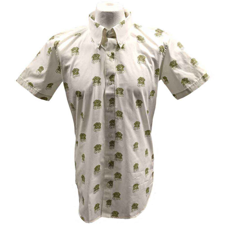 Queen Crest Pattern (White) (All Over Print) (LOS) T-Shirt