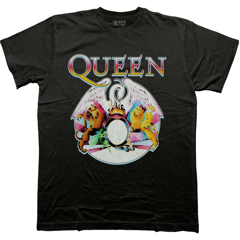 Queen Multi Colour Crest T-Shirt