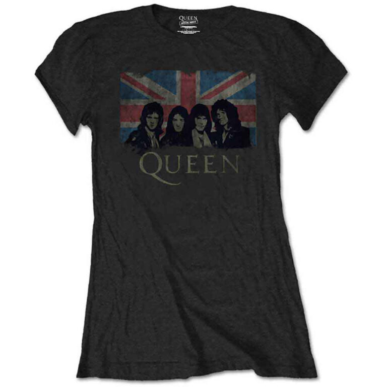 Queen Union Jack Ladies T-Shirt