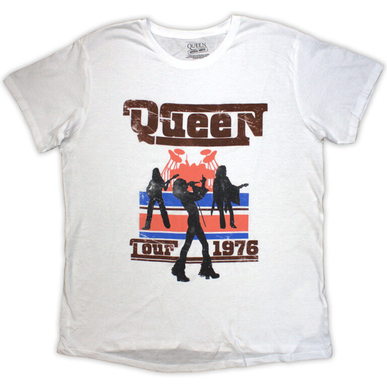 Queen 1976 Tour Silhouettes Ladies T-Shirt